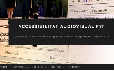 Nou vídeo-tutorial de l’activitat d’Accessibilitat Audiovisual