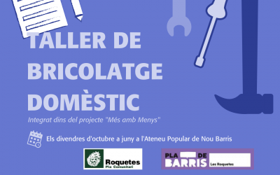 Un taller de bricolatge per treballar la prevenció a Roquetes