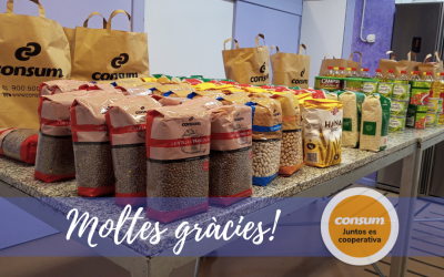 Nova donació de Supermercats Consum a l’Activitat de Cuina