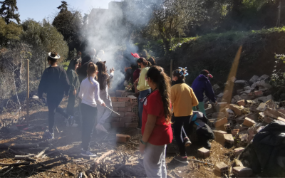 L’Escola Heura practica el compostatge a Can Soler