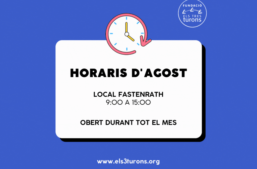 Horaris d’atenció al públic durant l’estiu