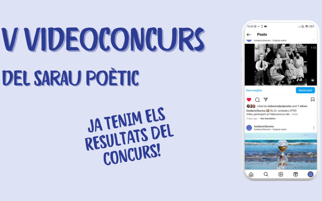 Resultados del V Videoconcurs Sarau Poètic