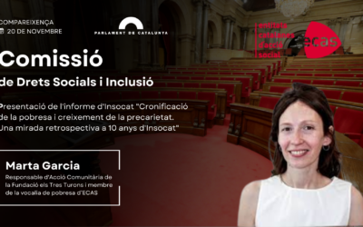 Comparecencia de ECAS en el Parlament