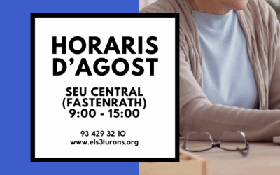 Horaris d’estiu 2025 a la Fundació Els Tres Turons