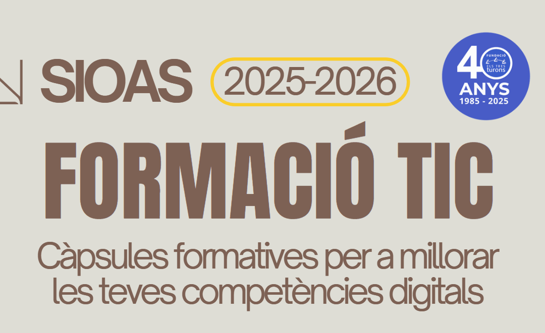 Nova formació TIC per a participants del programa SIOAS