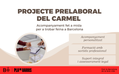 La Fundació impulsa un projecte al Carmel per a fomentar l’ocupació