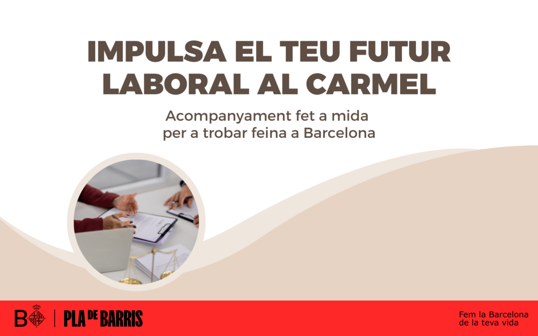 La Fundació impulsa un projecte al Carmel per a fomentar l’ocupació