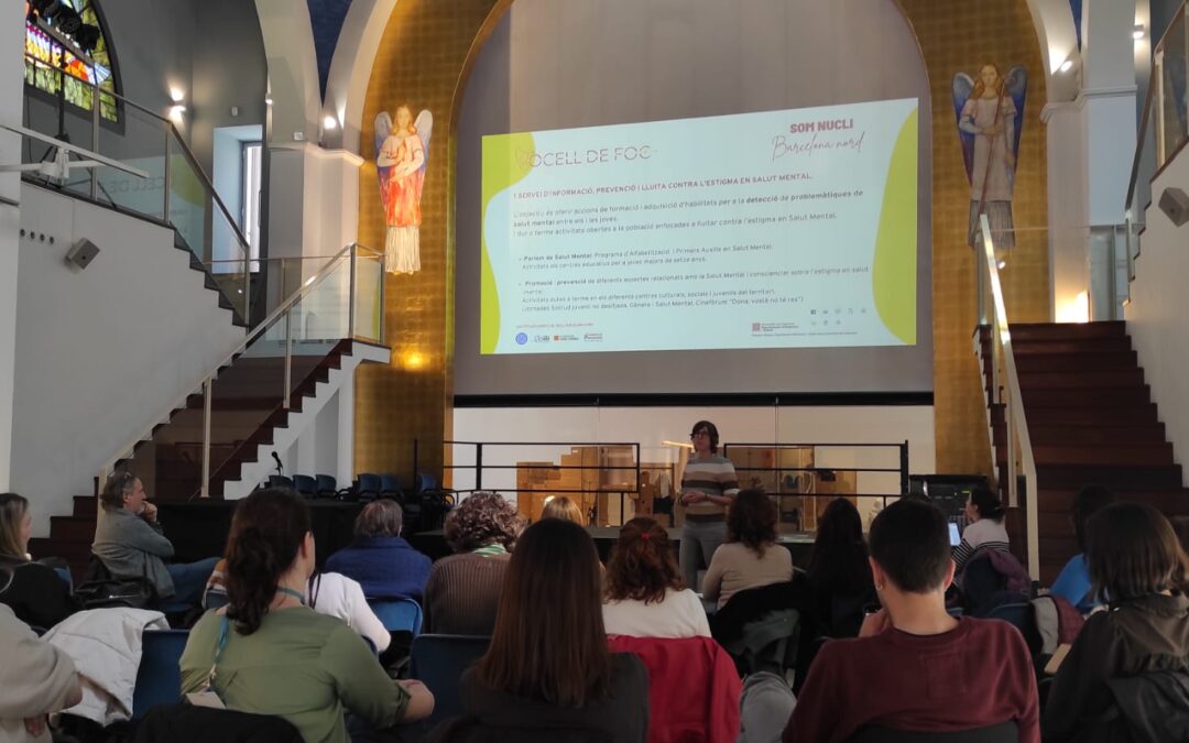 Ocell de Foc es presenta a la Taula de Salut Mental de Sarrià-Sant Gervasi
