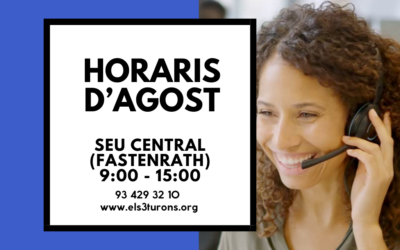 Horaris d’atenció i funcionament dels serveis durant el mes d’agost de 2026